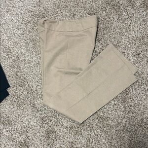 Jones & Company Beige Straight-Leg Pants